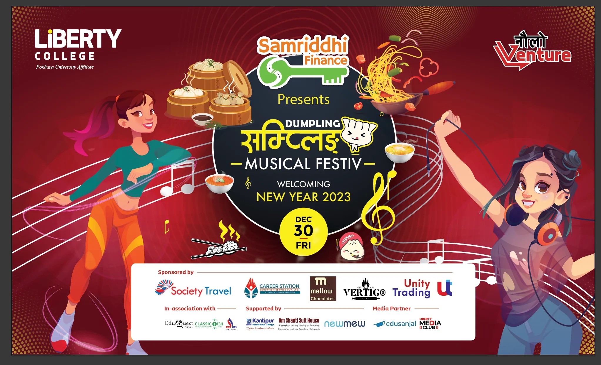 Cohort - I “Dumpling Sumpling Musical Festive” - Liberty College Nepal